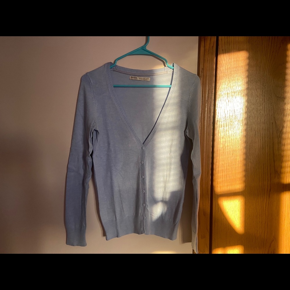 95% new Baby blue Cardigan